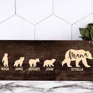 Personalized Gifts for Mom, Mothers Day Gift from Kids, Mom Gifts, Mom Sign, Mom Birthday Gifts, Mom Sign Gift Ideas, Custom Mom Sign image 9