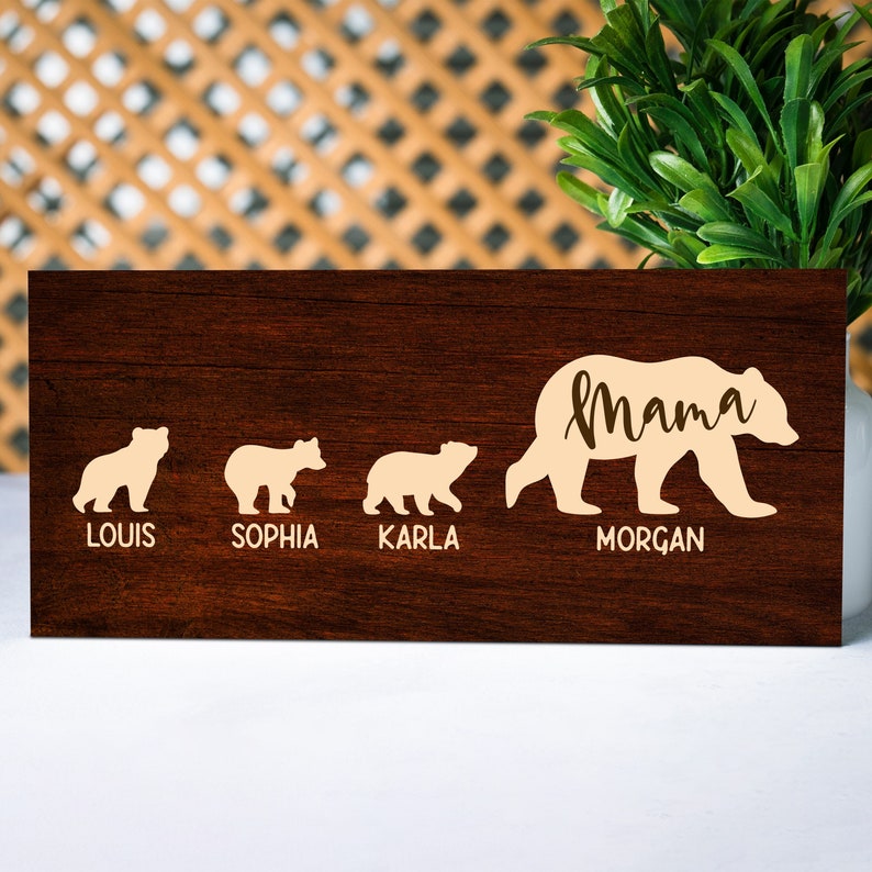 Personalized Gifts for Mom, Mothers Day Gift from Kids, Mom Gifts, Mom Sign, Mom Birthday Gifts, Mom Sign Gift Ideas, Custom Mom Sign image 6