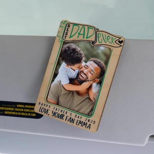 Drive Safe Gifts for Dad Personalized Picture Frame, Custom Photo Car Visor Clip, Dad Birthday Gifts, Sun Visor Picture Clip, Papa Gift