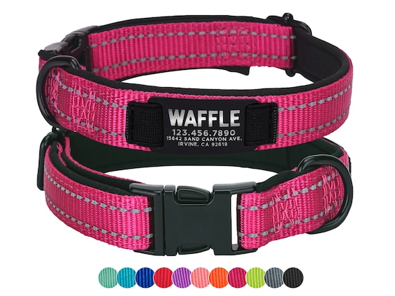 Dog Collar Personalized, Custom Dog Collar with Name and Phone Number, Puppy Collar, Dog Collar Girl, Pet Gifts for Dog Lovers