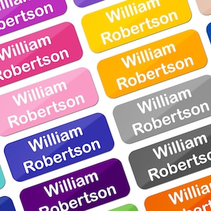 Kids Name Stickers Waterproof, Personalized Name Labels for Kids, Back to School Name Stickers Daycare Name Labels, School Labels