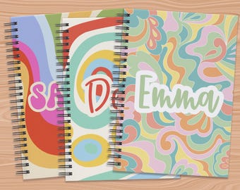 Personalized Notebook, Spiral Notebook, Journals and Notebooks, Custom Journal for Kids, Birthday Gifts for Her, Gifts for Kids