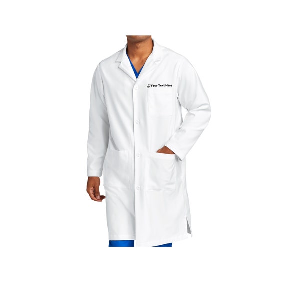 Custom Lab Coat Embroidered Medical Lab Coat Personalized Lab