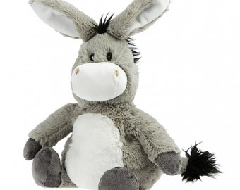 Peluche Bouillotte Ane - Made in France