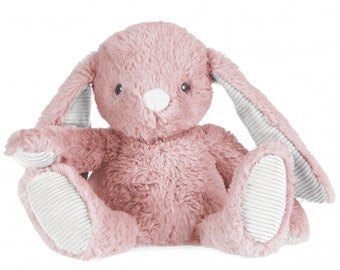 Peluche Bouillotte Lapin Rose - Made in France