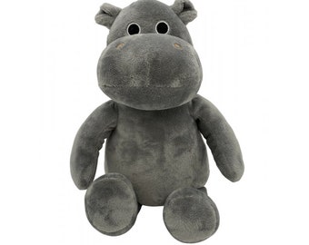 Peluche Bouillotte Hippopotame - Made in France