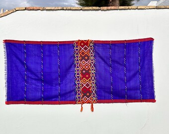 Majuli Handwoven Traditional Indian Wrap Skirt | 189cm x 83xm (71" x 33") | Handmade in India | Mishing Women Made Wall Hanging
