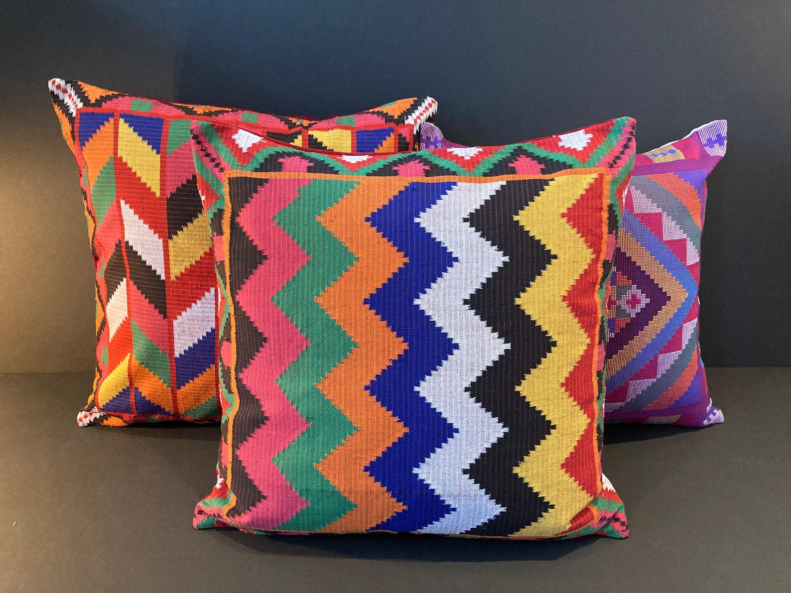 Throw Cushion Ethnic Philippines Handwoven Filipino Indigenous Etsy