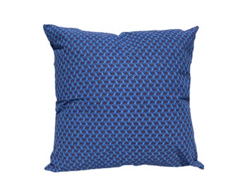 South Africa Indigo Shweshwe Handmade Cushion Cover, 45cm x 45cm (18"x18")