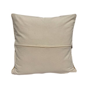 Funda de cojín decorativa mexicana tejida a mano en lana, 50 cm x 50 cm (20" x 20"), hecha en Oaxaca imagen 4