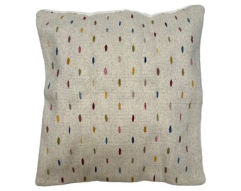 Mexican Wool Handmade Cushion Cover, 50cm x 50cm (20" x 20"), Woven in Oaxaca