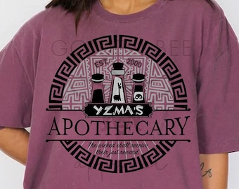 Yzma's Apothecary Shirt: The Emperor's New Groove Comfort Colors Tee