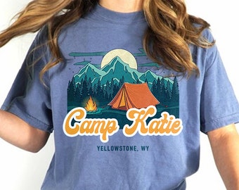 CUSTOM Camp Bach Shirt - Comfort Colors - Camp Bachelorette, Bridal Party Shirts - Mountain Bachelorette - Last Trail Before the Veil