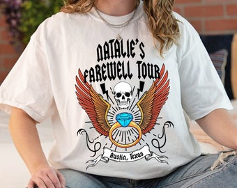 Custom Bachelorette Farewell Tour Shirt - Comfort Colors Bridal Party Tee