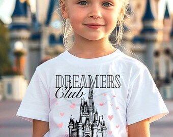 Dreamers Club Toddler Shirt - Subtle Disney Castle Tee