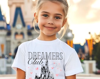 Dreamers Club Youth Shirt - Subtle Castle Theme Park Tee