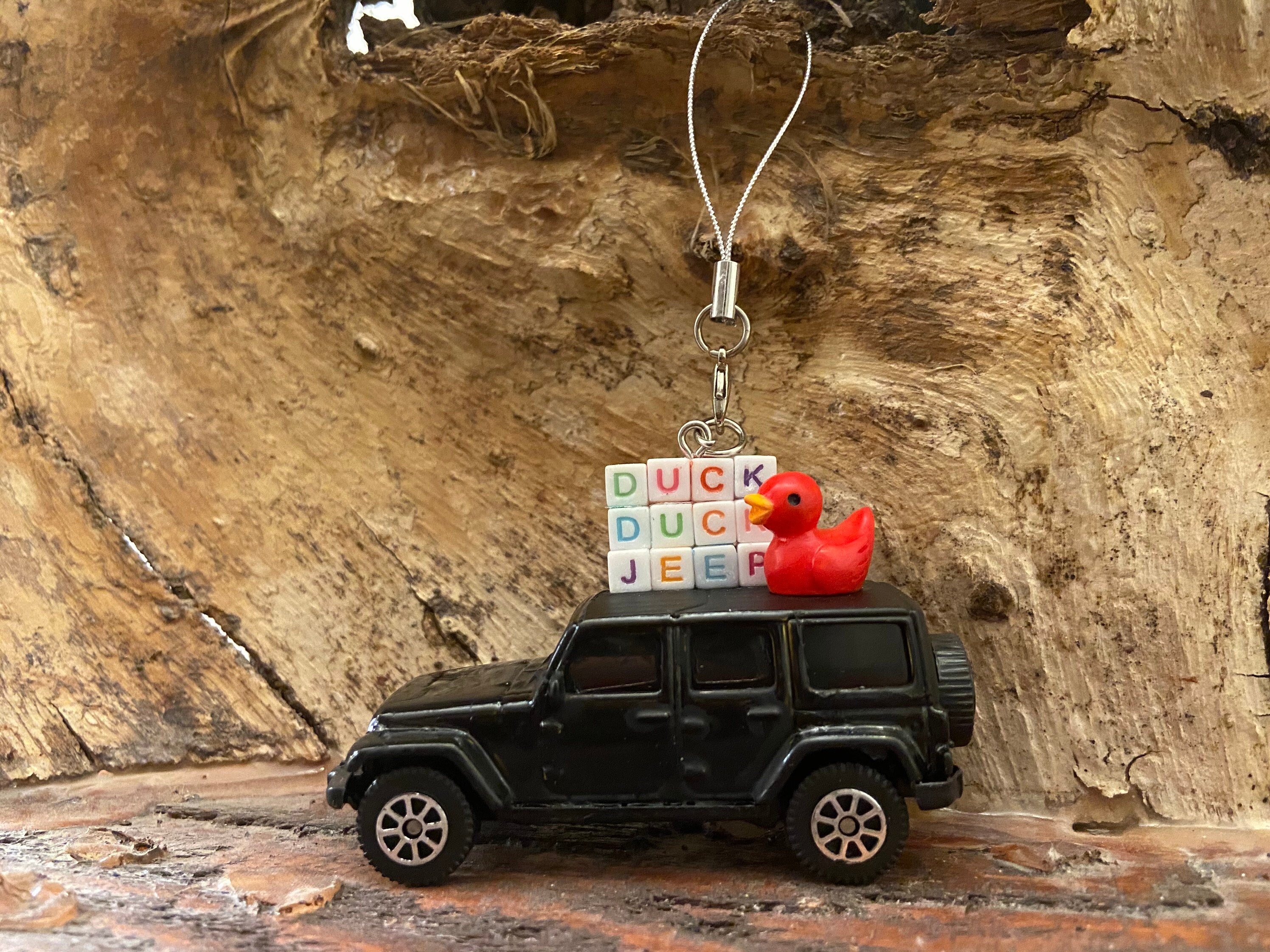 Black Jeep Wrangler JKU Rubicon Matchbox Ornament with Beads & Etsy