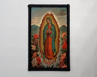 Santa Maria De Guadalupe Morale Patch Tactical 2x3 patch Virgin of Guadalupe