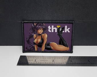 Thick<3 Anime Girl Morale Patch Custom Tactical (Anime Cat Girl inspired Waifu)