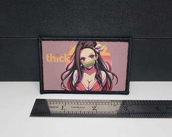 Thick<3  Anime Girl Morale Patch Custom Tactical (Ne Zu Ko inspired)