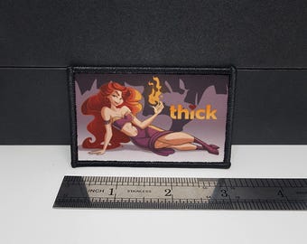 Thick<3 Anime Girl Morale Patch Custom Tactical (Megara inspired)