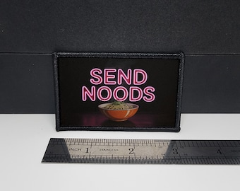 Stuur Noedels Noedels Meme Funny Moraal Patch Tactical 2 x 3 inch