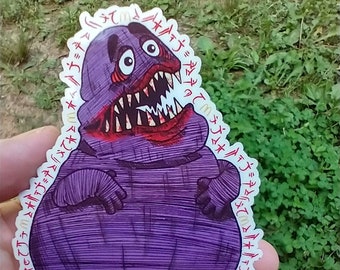 La pegatina de vinilo Grimace