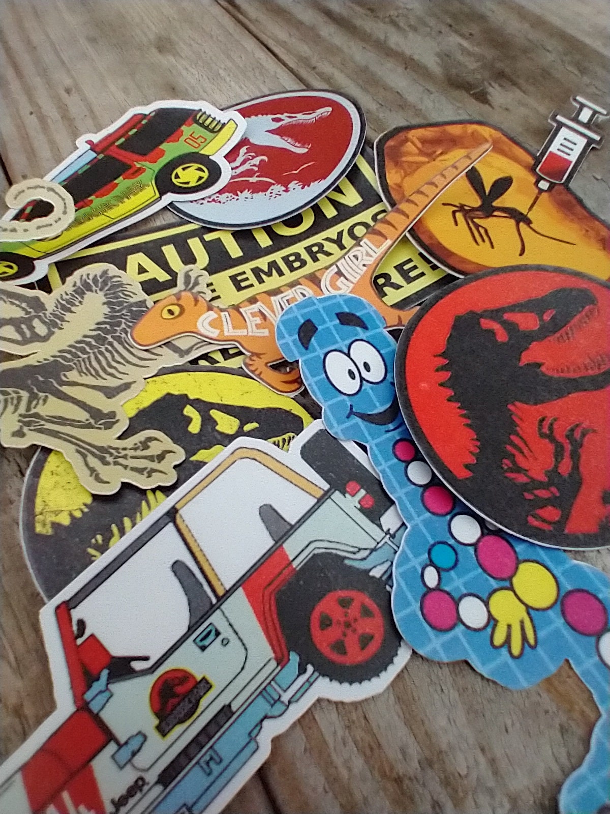 Jurassic Park Stickers | Etsy