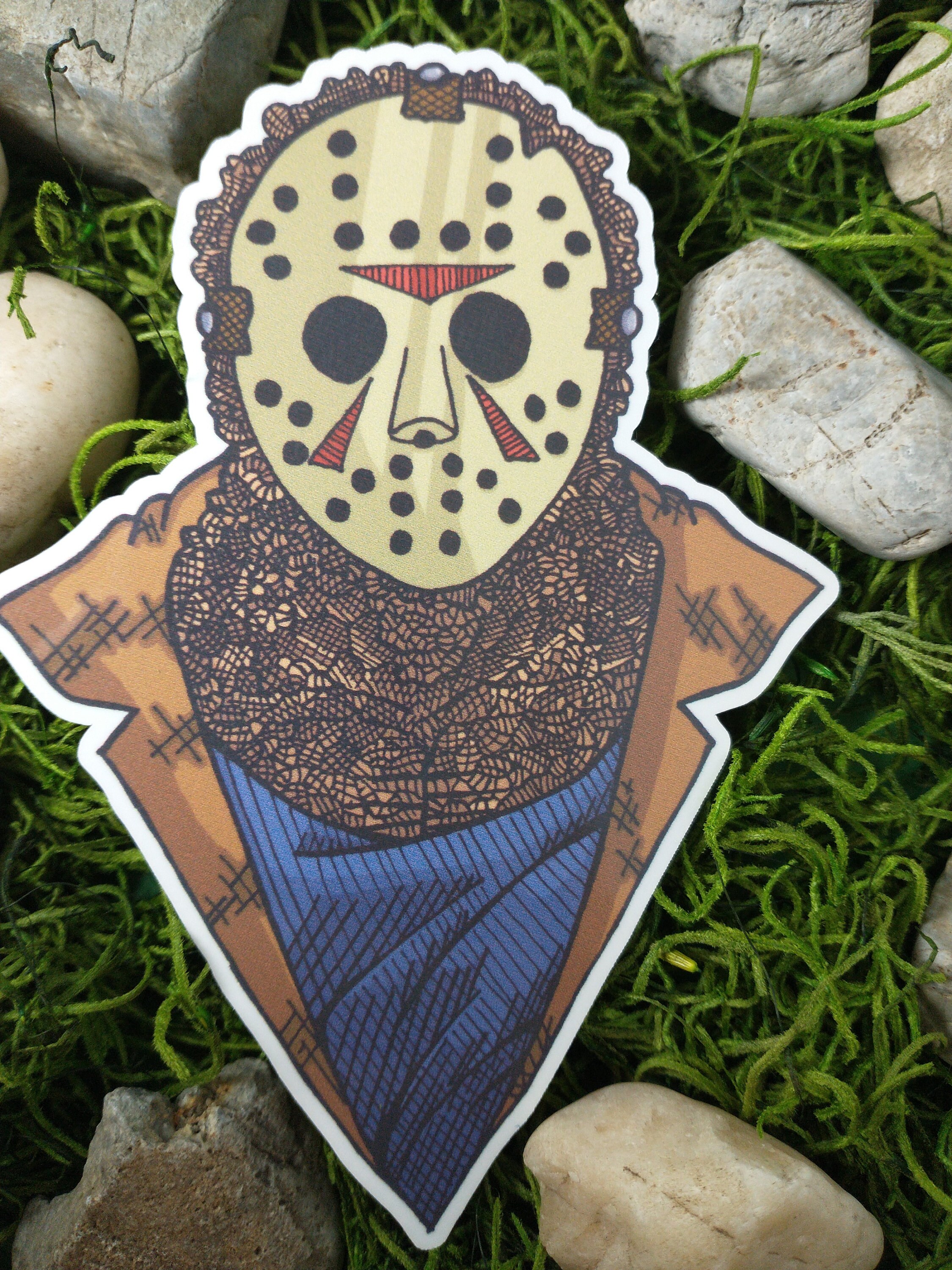 Jason Voorhees Vinyl Sticker Halloween Friday the 13th Slasher - Etsy