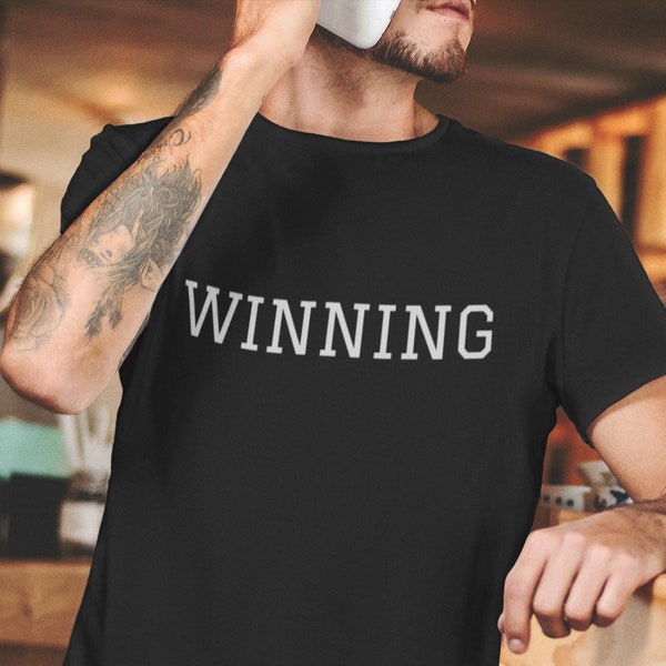 Ganador - Unisex - Positividad - Camiseta divertida - Camiseta de campeonato - Camiseta universitaria - Camiseta positiva