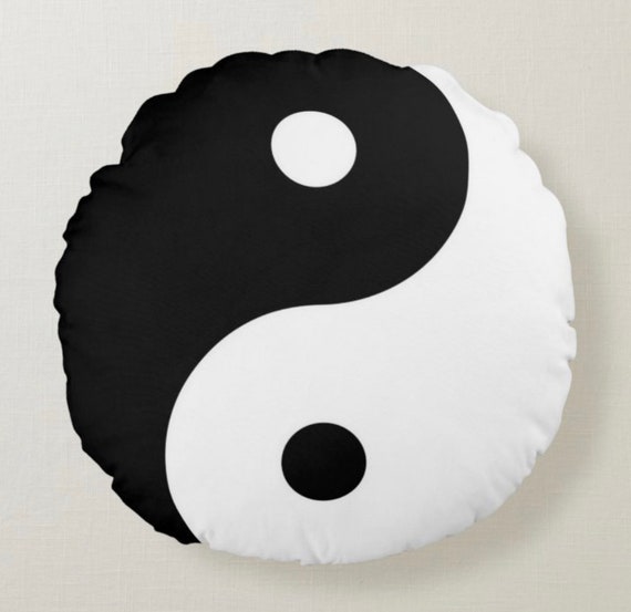 Hand Made Yin Yang Pillow - Etsy