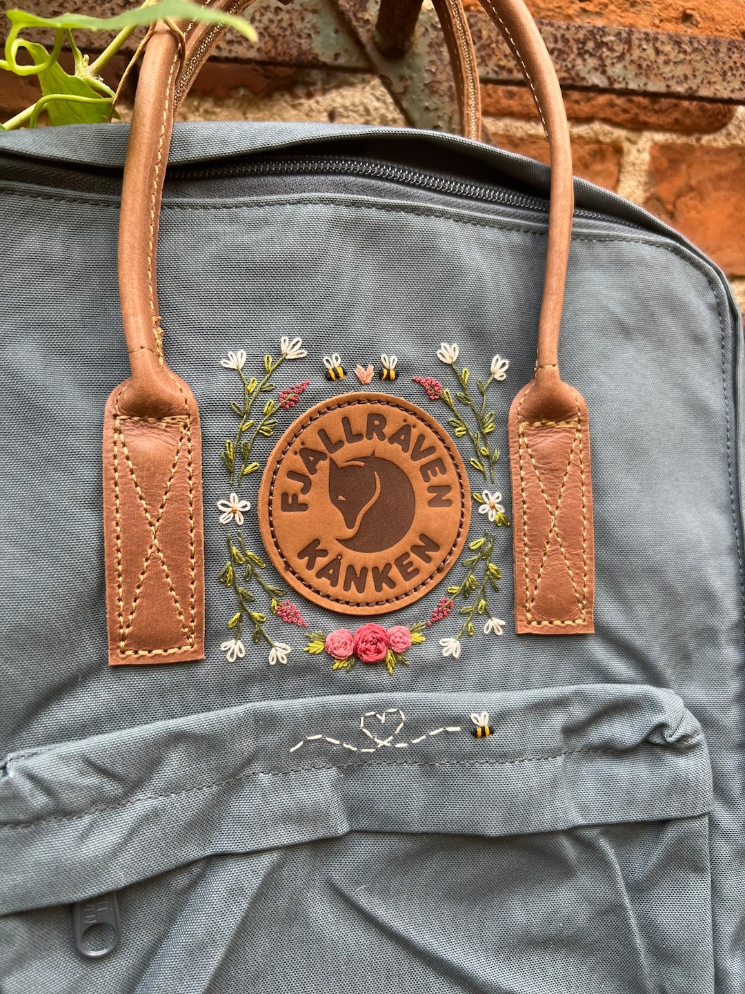 Handbestickter Fjallraven Kanken No. 2 Handbestickter Fjallraven Kanken No. 2