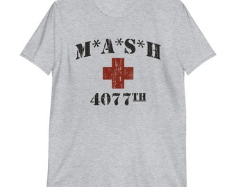 MASH 4077th TV Division Vintage Tshirt, Mash TV Sitcom, Cozy Military Army Show T-Shirt, M*A*S*H shirt, Army Hospital Tee, Korean War,