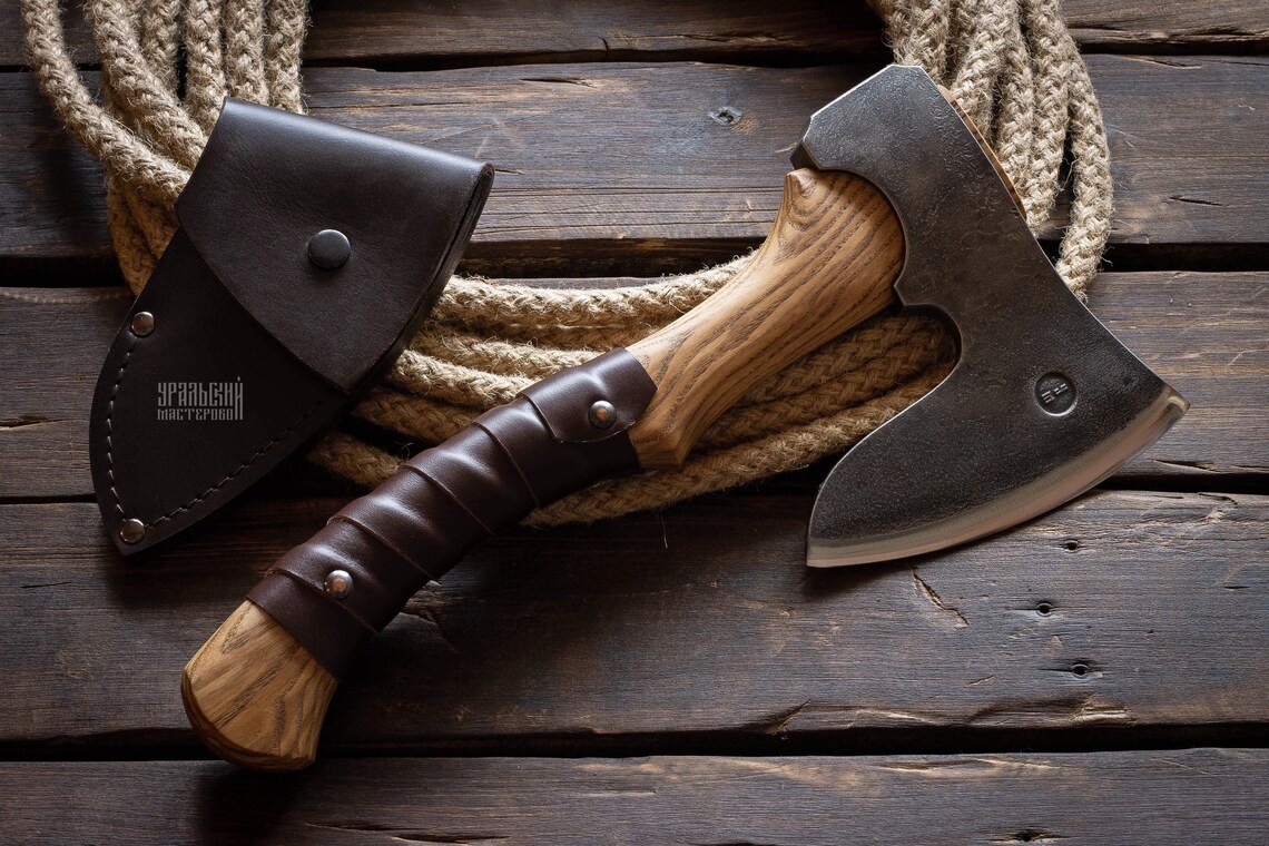 Small axe Best survival axe Bushcraft axe Wood chopping axe Etsy