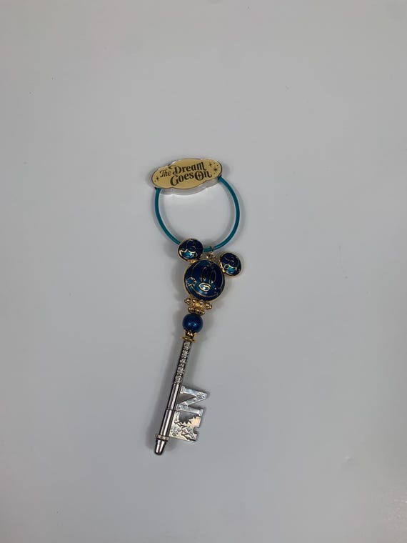 Tokyo Disney 25th Anniversary Key Disney World Mickey Mouse Blue