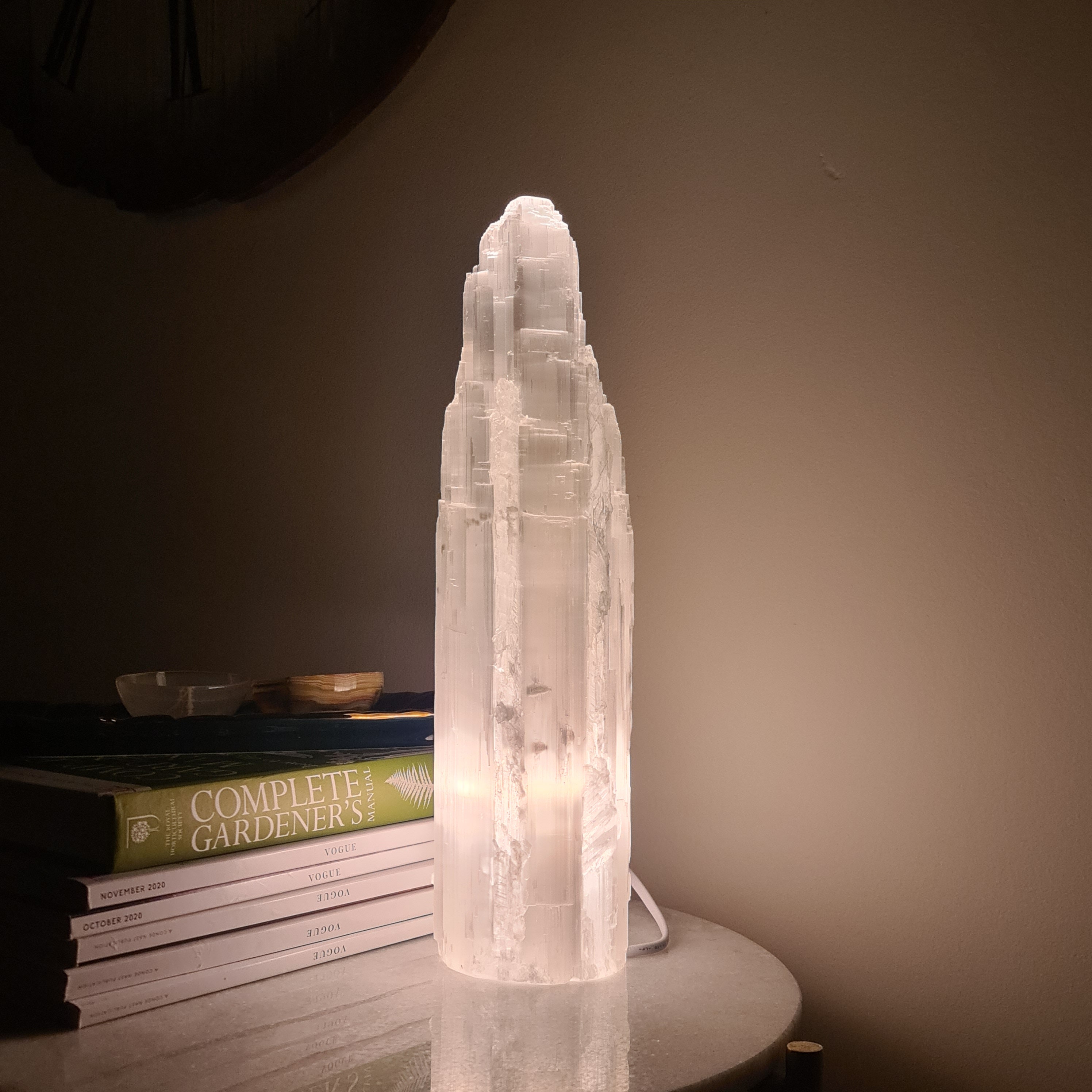 Natural 2024 selenite lamp