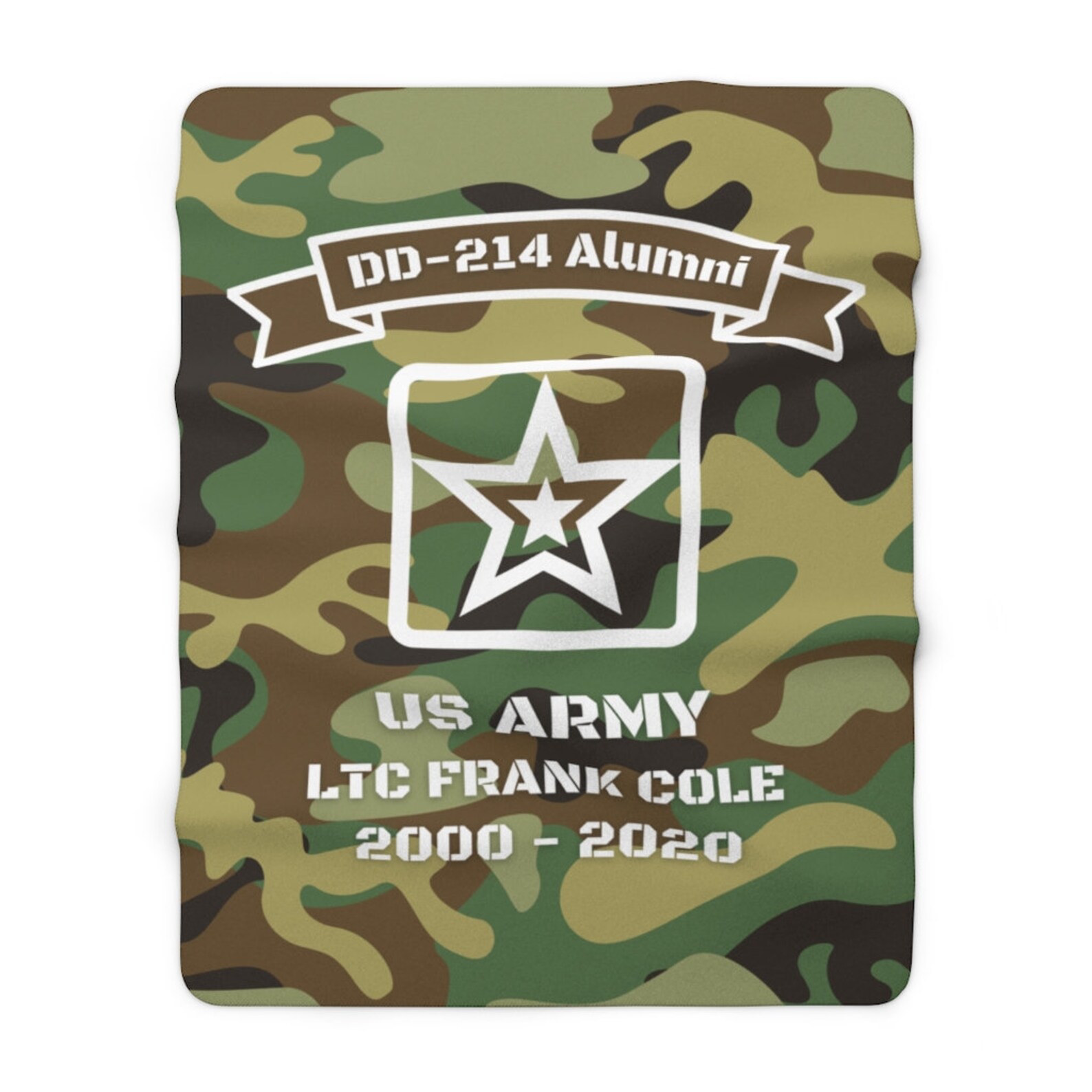 DD214 Alumni Blanket PERSONALIZED Army Blanket US Army Etsy