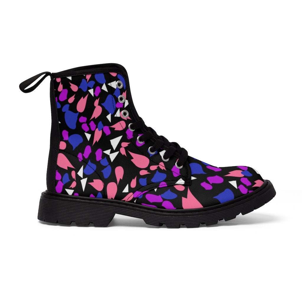 Genderfluid Pride LGBT Boots Rainbow Pride Shoes | Etsy