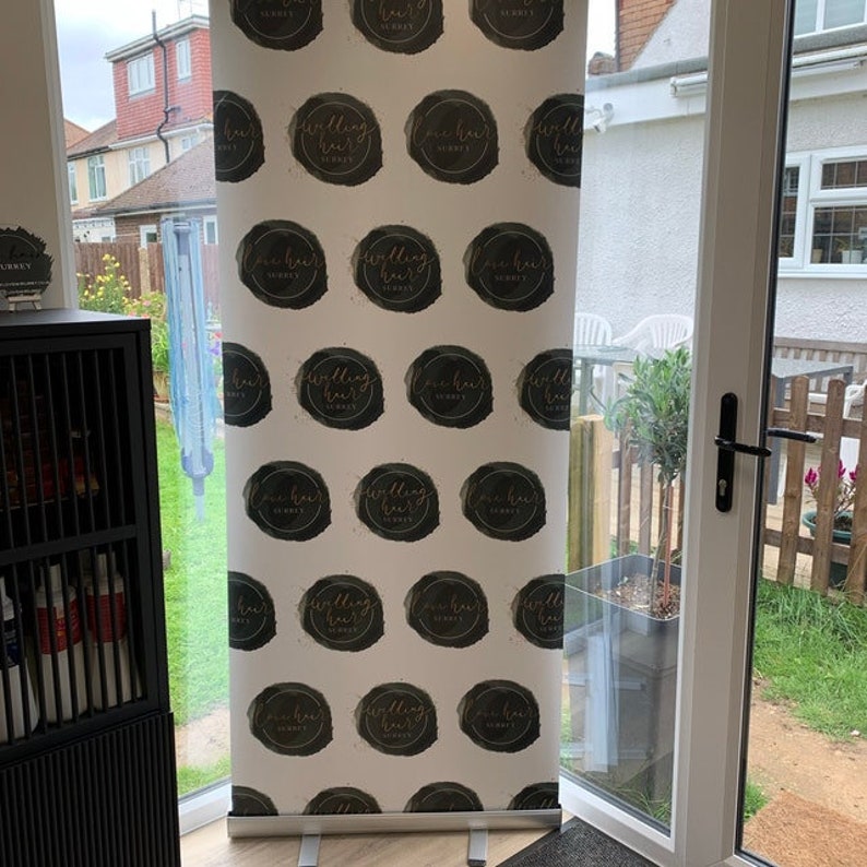 Custom Roller Banner Backdrop Perfect For Salons image 4