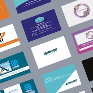 250 benutzerdefinierte Visitenkarten für Ihr Unternehmen - doppelseitig - 450 g / m² - jedes Design - matt / glänzend / weich laminiert.