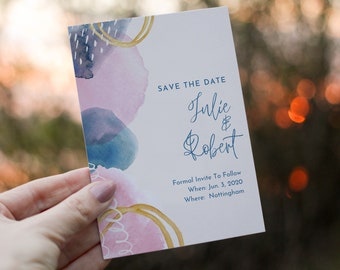 Save The Date Postcards | A6 Single Sided Invitations