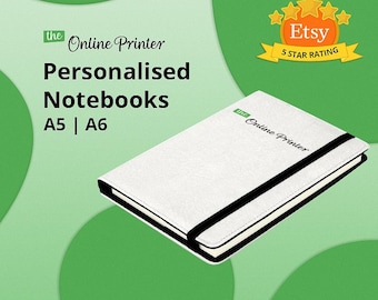 Personalised Notebooks | A5 | A6 | Your Logo | Your Design. MOQ 1