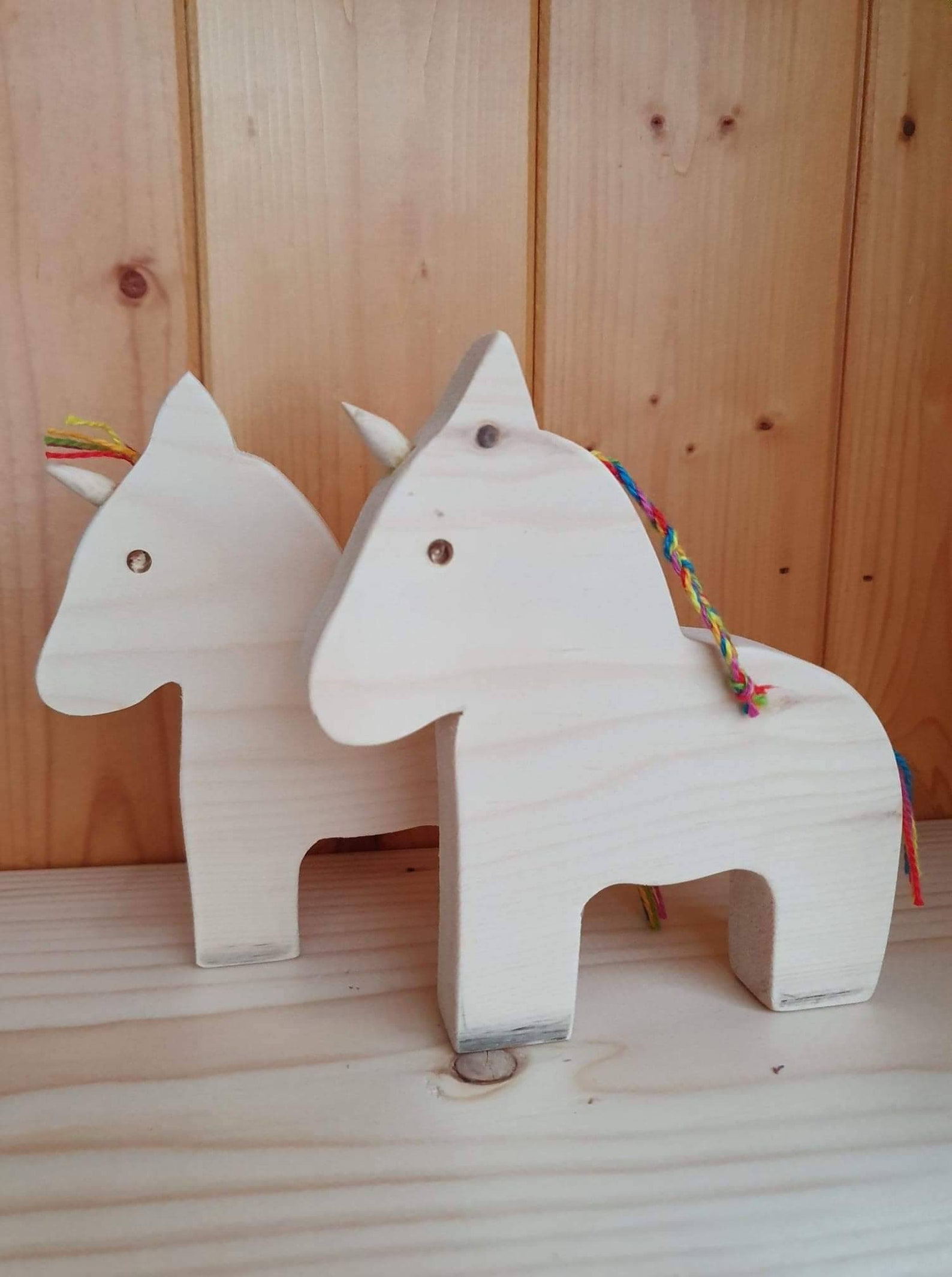 Wooden Unicorn Etsy