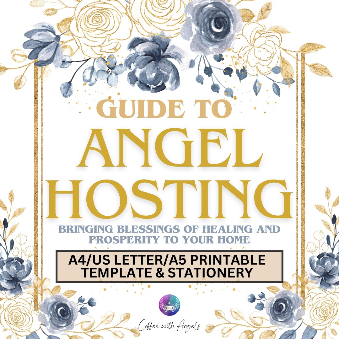 Guide to Angel Hosting Printable Template Bring Blessings to Home ...