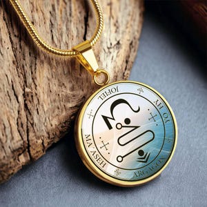 Archangel Jophiel Sigil Necklace Guardian Angel Necklace Archangel Sigil Protection Manifestation Sigil Archangel Pendant Angel Sigils