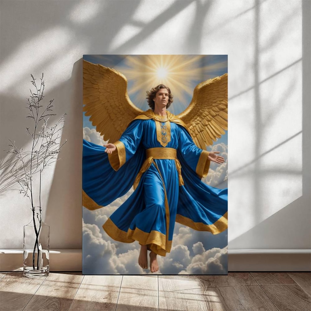 Archangel Sachiel - Angel of Wealth Artwork - Divine Archangel