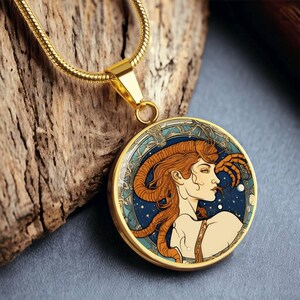 18k Gold Plated Scorpio Zodiac Sign Necklace, Scorpio Gift, Zodiac Gifts, Horoscope Necklace, Zodiac Jewelry, With Custom Engraving
