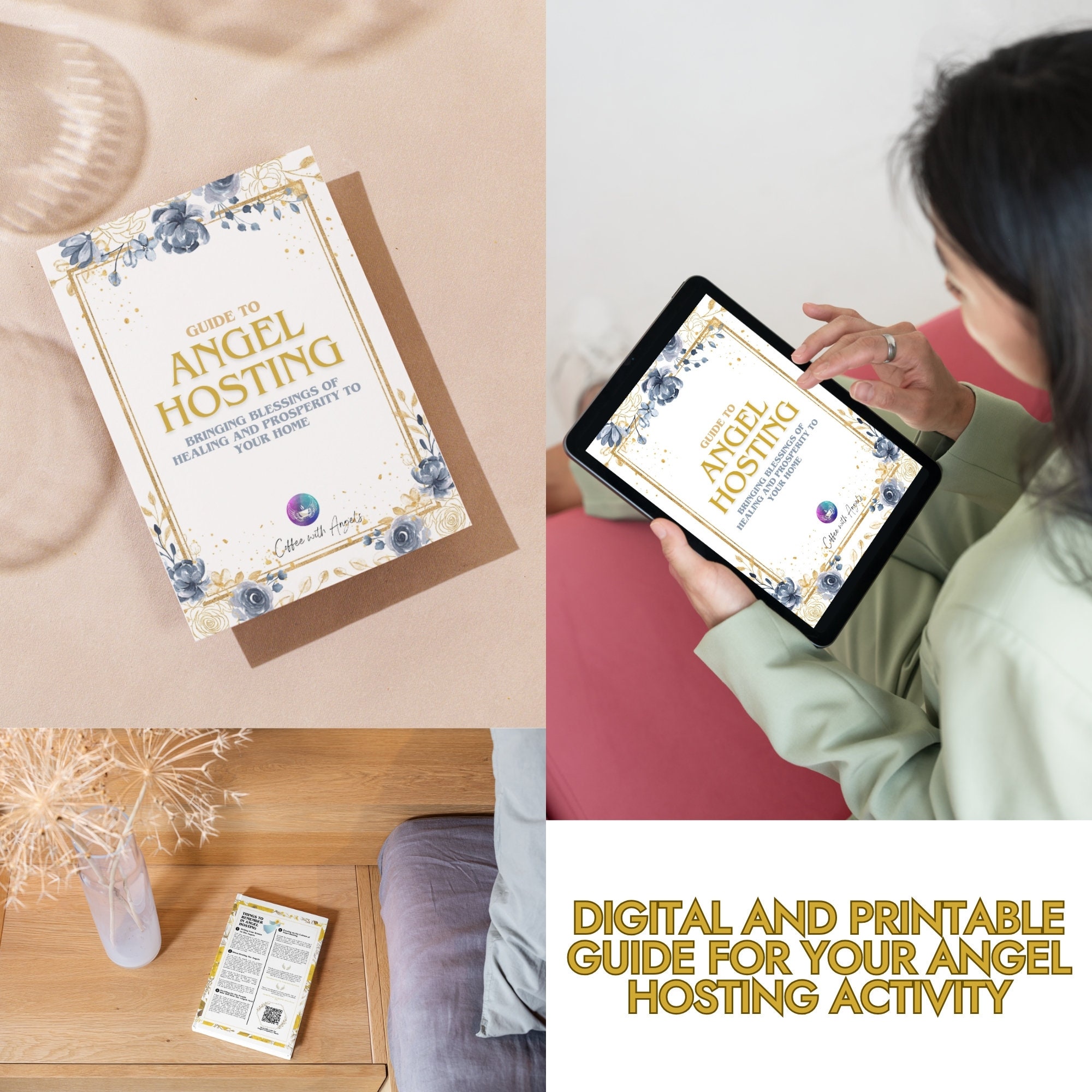 Guide to Angel Hosting Printable Template Bring Blessings to Home ...