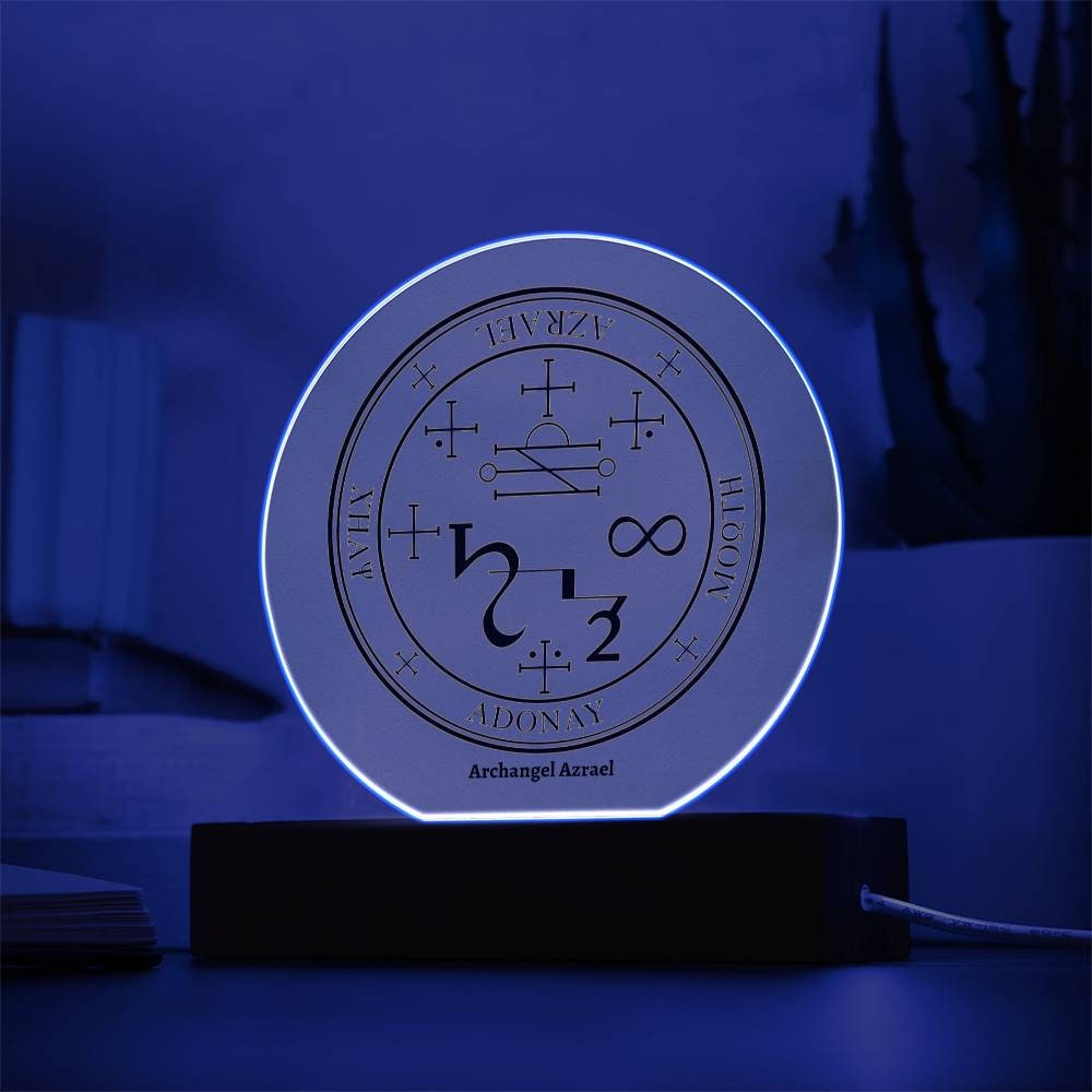 Archangel Azrael Sigil Acrylic Plaque Home Decor Gift Home Accents ...
