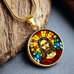 Herren Diamantschliff Jesuskopf Charme Anhänger Echt 10k Gelb Weißgold Alle